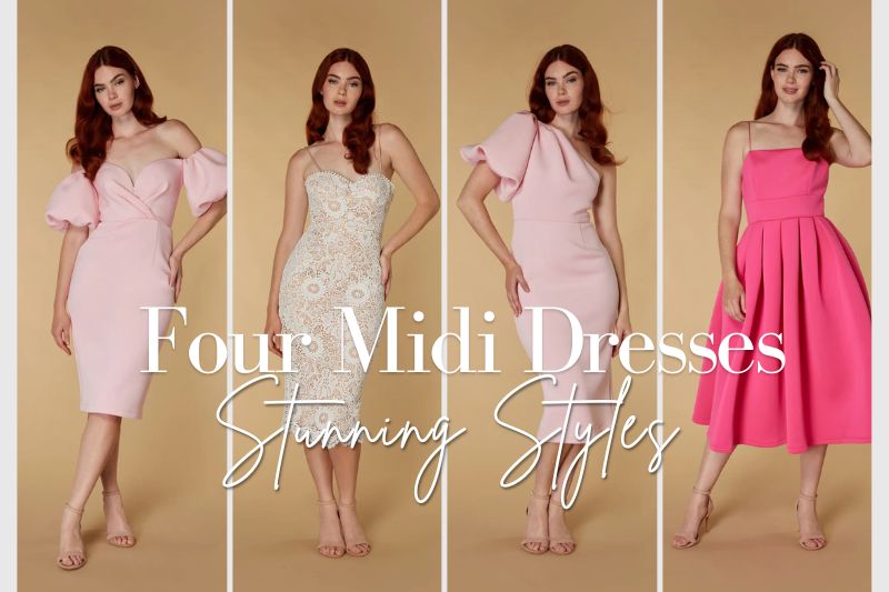 Stunning Styles: Four Midi Dresses That Shine